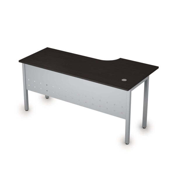 Стол письменный на металлокаркасе лев Стиль 2МК.143 1600x800x750 (ВенгеСерый)