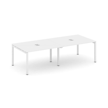 Стол переговорный SN-5P.SPRG-043 (2760х1180х750) (Белый/Металл Белый)