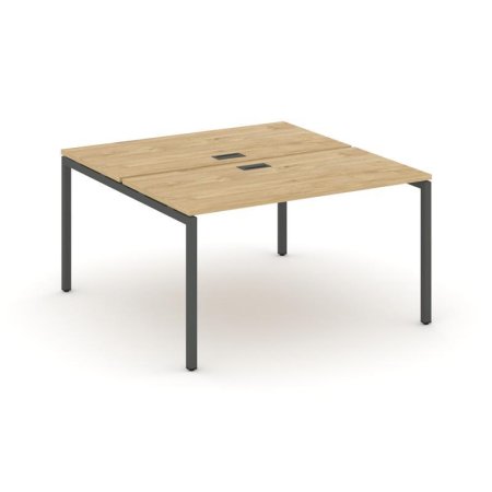 Рабочая станция 2-х сторонняя SN-4P.DRS-021 (980х1632х750) (Тиквуд Светлый/Металл Антрацит)