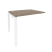 Наборный элемент рабочей станции на П-образном м/к Onix O.MP-1.NRS-1.8 980x800x750 (Тиквуд Темный/Белый Металл)