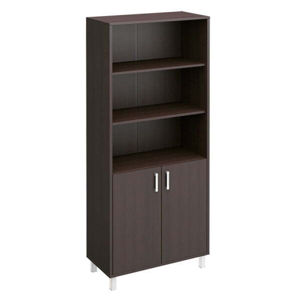 Шкаф для документов двери ДСП без замка + ниши Борн B 430-821 900x450x2074 (Венге)