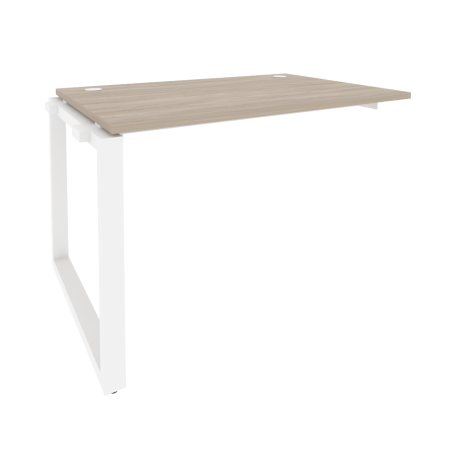 Наборный элемент рабочей станции на О-образном м/к Onix O.MO-1.NRS-2.8 1180x800x750 (Дуб Аттик/Белый Металл)