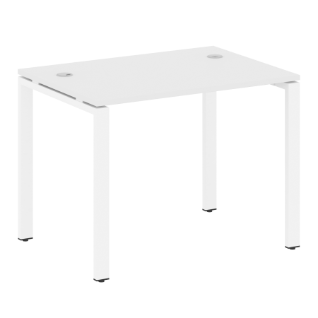 Стол письменный Metal System Style БП.СП-1 1000x720x750 (Белый/Белый металл)