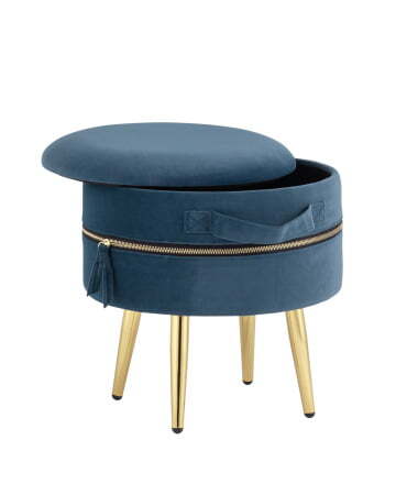 Пуф Тильда велюр сине-зеленый (Пуф Тильда сине-зеленый)