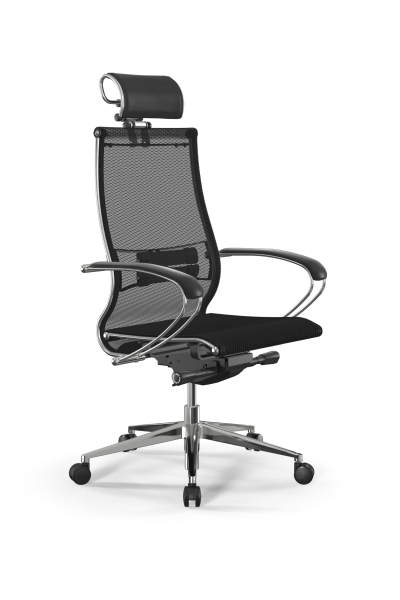 Кресло для руководителя Метта Samurai L2-5K - TS /Kc00/Nc00/K2cL/H2cL-3D(M26.B32.G25.W03) (Черный)