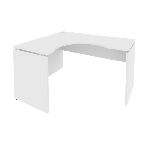 Стол криволинейный, левый Style Л.СА-3Л 1380x1200x750 (Белый)