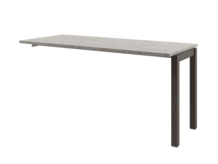 Бенч-система, средняя секция Solution D-322 1600x700x750 (Бетон/ТрюфельКоричневый)