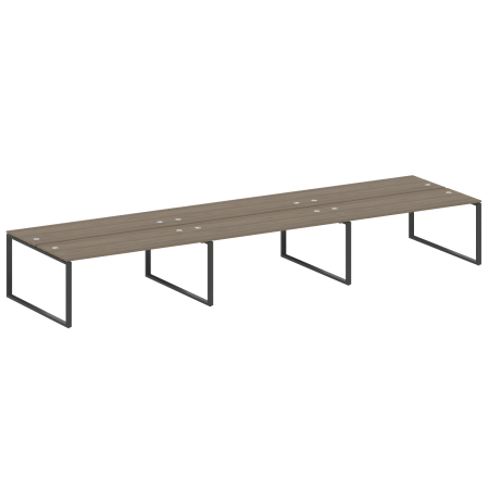 Рабочая станция Metal System Style БО.СМ-6.5 5400x1475x750 (Вяз/Антрацит металл)
