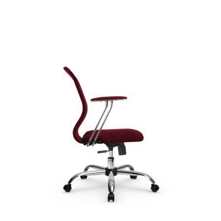 Кресло для руководителя Метта SU-Mr-4(Vivaldi)/подл.078/осн.003 (Красный)