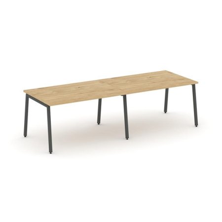 Стол переговорный SN-4A.SPRG-011.3 (1960х980х750) (Тиквуд Светлый/Металл Антрацит)