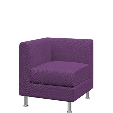 Диван Домино. Модуль угловой правый. (Модуль угловой правый sweet_rose_violet)