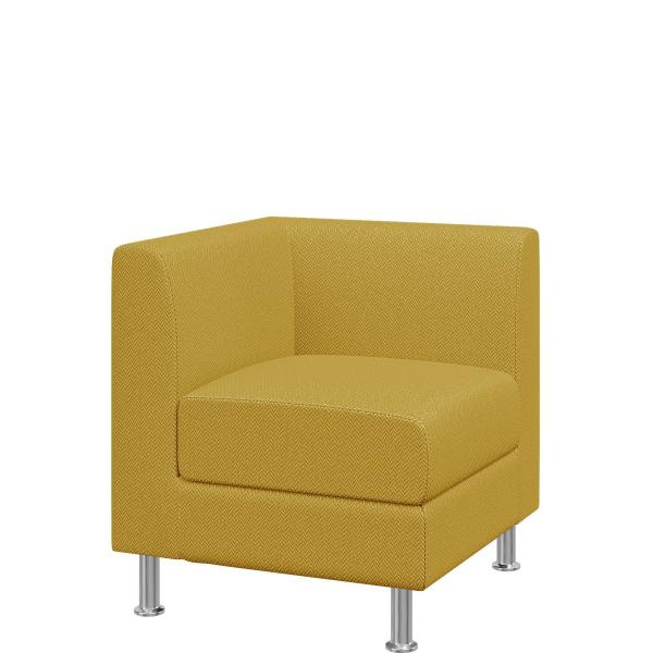 Диван Домино. Модуль угловой левый. (Модуль угловой левый sweet_yellow)