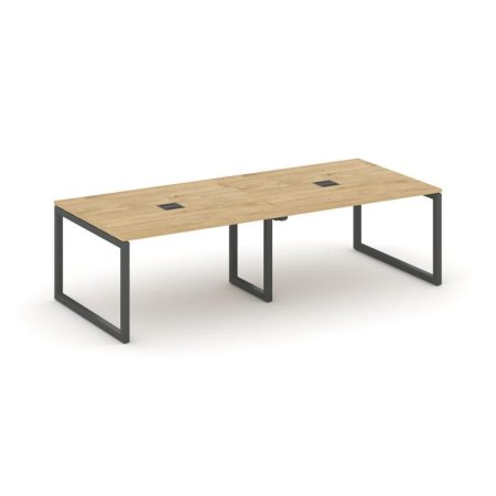 Стол переговорный SN-5O.SPRG-043 (2760х1180х750) (Тиквуд Светлый/Металл Антрацит)