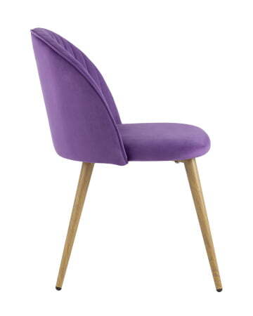 Стул Лион Страйпс велюр лиловый (Стул Лион лиловый)