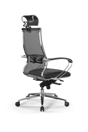 Кресло для руководителя Метта Samurai L2-6K - TS+Infinity /Kc00/Wm06/K2cL/H2cL-3D(M06.B32.G11.W03) (Черный)