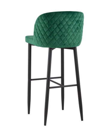 Стул барный Оскар велюр изумрудный (Стул барный Оскар изумрудный)