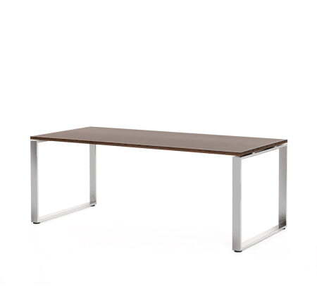 EXE Стол для руководителя 200 (Орех/Хром металл)