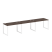 Рабочая станция Metal System Style БО.СМ-3.2 3600x720x750 (Дуб Наварра/Серый металл)