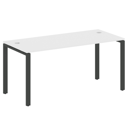 Стол письменный Metal System Style БП.СП-4 1600x720x750 (Белый/Антрацит металл)