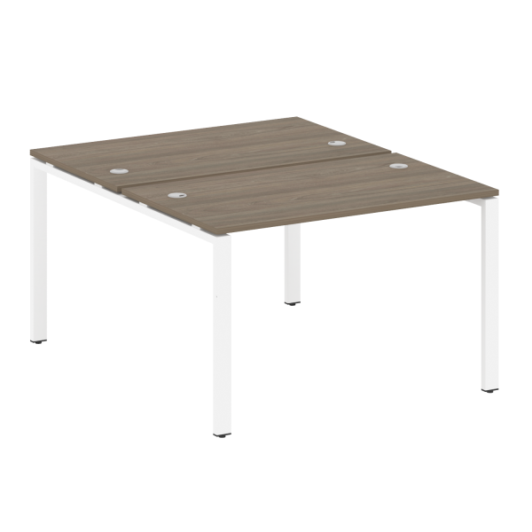 Рабочая станция Metal System Style БП.РАС-СП-2.2 1200x1475x750 (Вяз/Белый металл)