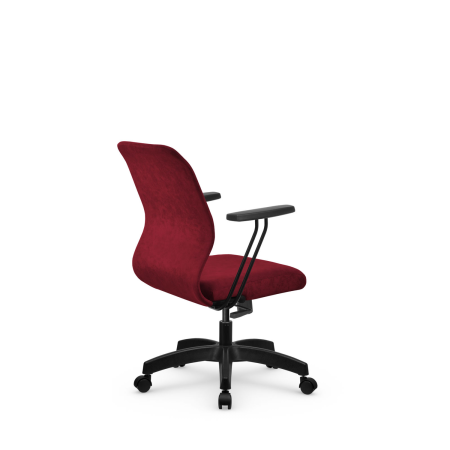 Кресло для руководителя Метта SU-Mr-4(Vivaldi)/подл.109/осн.001 (Красный)