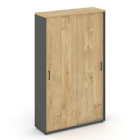 Шкаф-купе для одежды SN.SHK.E-003 (1200х400х1982) (Антрацит/Тиквуд Светлый)