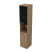 9ПЛ.005.27 Пенал высокий со стеклом и нишей (400x450x2045), левый (Teakwood)