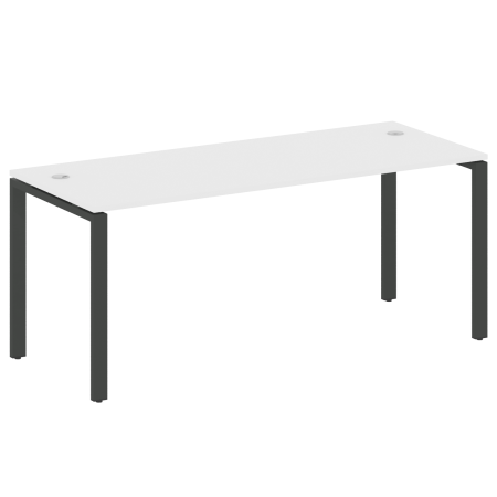 Стол письменный Metal System Style БП.СП-5 1800x720x750 (Белый/Антрацит металл)