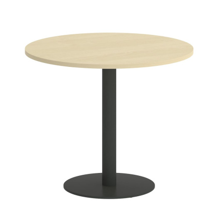 Стол круглый VR.SP-5-90.1 900x900x750 (Клен/Антрацит Металл)