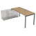 СТЛ-П.975 Стол рабочий прямолинейный три опоры, левый (1800x700x750) (TeakwoodСерый)