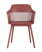 Стул Crocus с подушкой бордовый (Стул пластиковый Crocus бордовый)