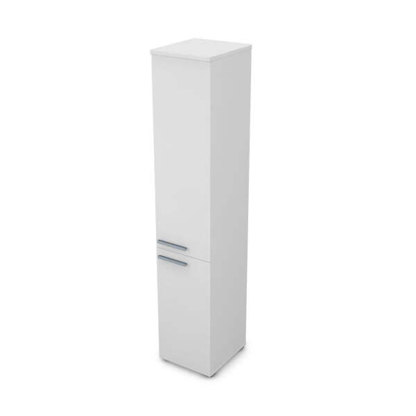 9П.005.5 Пенал высокий (400x450x2045) (Белый премиум)