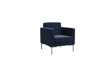 Мягкое кресло FR-DP-01 (Kardif 028/Металл Серый)