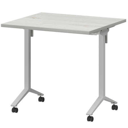 Стол мобильный складной Моби МБ25-80.70 800x700x750 (Сосна винтер/Белый)