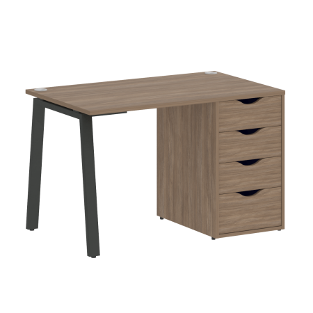Стол письменный VR.SP-3-118.4.A 1180x720x750 (Дуб Аризона/Антрацит Металл)