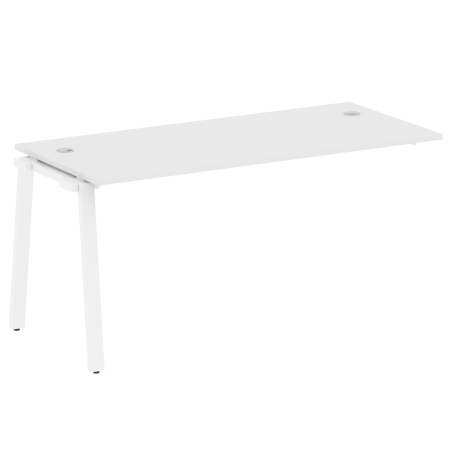 Проходной наборный элемент рабочей станции Metal System Style БА.ПРС-СП-1.4 1600x720x750 (Белый/Белый металл)