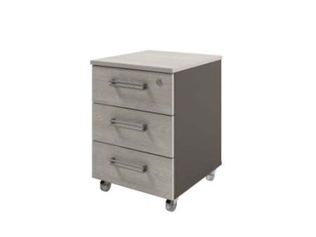 Тумба подкатная Solution D-91 422x460x565 (Акация Морава/Трюфель)