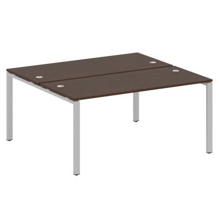 Рабочая станция Metal System Style БП.РАС-СП-2.4 1600x1475x750 (Венге Цаво/Серый металл)
