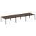 Рабочая станция на 6 раб. мест Metal System Style БП.СМ-6.4 4800x1475x750 (Дуб Наварра/Серый металл)
