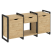 Тумба на регулируемых опорах наборная VR.L-TN-7.O 1440x460x719 (Тиквуд Темный/Белый металл)