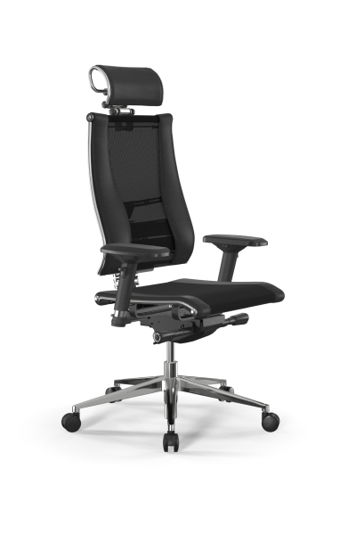 Кресло для руководителя Метта Y 3DE B2-14D - YM93+Infinity /Kc09/Nc09/D04P/H2cL-3D(M26.B32.G25.W03) (Черный)