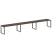 Рабочая станция Metal System Style БО.СМ-3.5 5400x720x750 (Дуб Наварра/Серый металл)