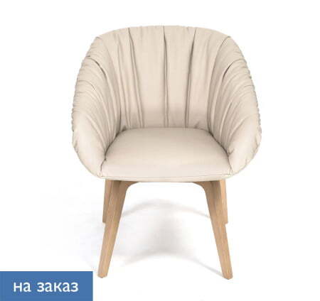 ALMA W SOFT Кресло для посетителей дерево (Бежевый)