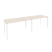 Рабочая станция на П-образном м/к Onix O.MP-RS-2.3.7 2760x720x750 (Тиквуд Темный/Белый Металл)