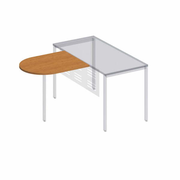 Брифинг-приставка без опоры Формула МП ФР 477 840x670x22 (Вяз светлый)