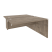 Стол-приставка двойной к опорным элементам Onix O.D.SPR-3.8 1380x1635x750 (Тиквуд Светлый)
