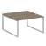 Рабочая станция Metal System Style БО.РАС-СП-2.3 1400x1475x750 (Дуб Наварра/Серый металл)
