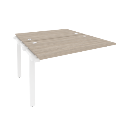 Наборный элемент рабочей станции на м/к Onix O.M-2.NRS-2.7 1180x1475x750 (Дуб Аттик/Белый Металл)