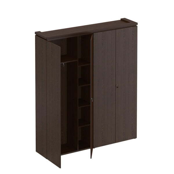 Шкаф комбинированный (для одежды + для документов) Mark МК 363 1800x404x2100 (Дуб валенсия)