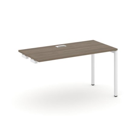 Стол-приставка к опорным элементам SN-4P.OPRS-013 (1380х700х750) (Вяз Благородный/Металл Белый)